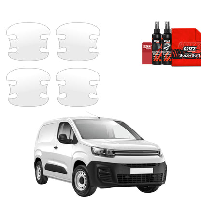 4in1 beschermfolie voor deurgreepranden - Citroen Berlingo VAN (2018-2026)