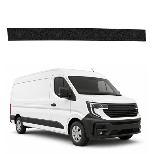 Schwarze technische Beschichtung für Schwelle der linken Laderaumtür - Renault Master 4 (2024-2026)