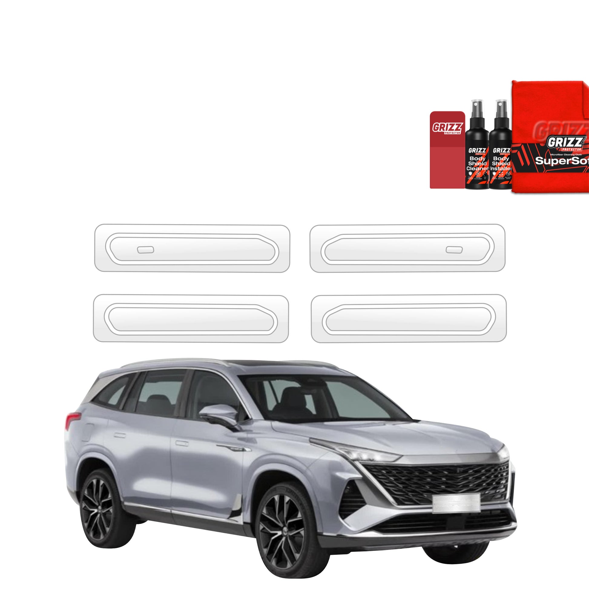 Protective film for exterior car parts – shields against scratches, chips, and scuffs