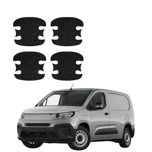 4in1 Black technical coating for door handle recesses - Fiat Doblo Cargo (2018-2026)