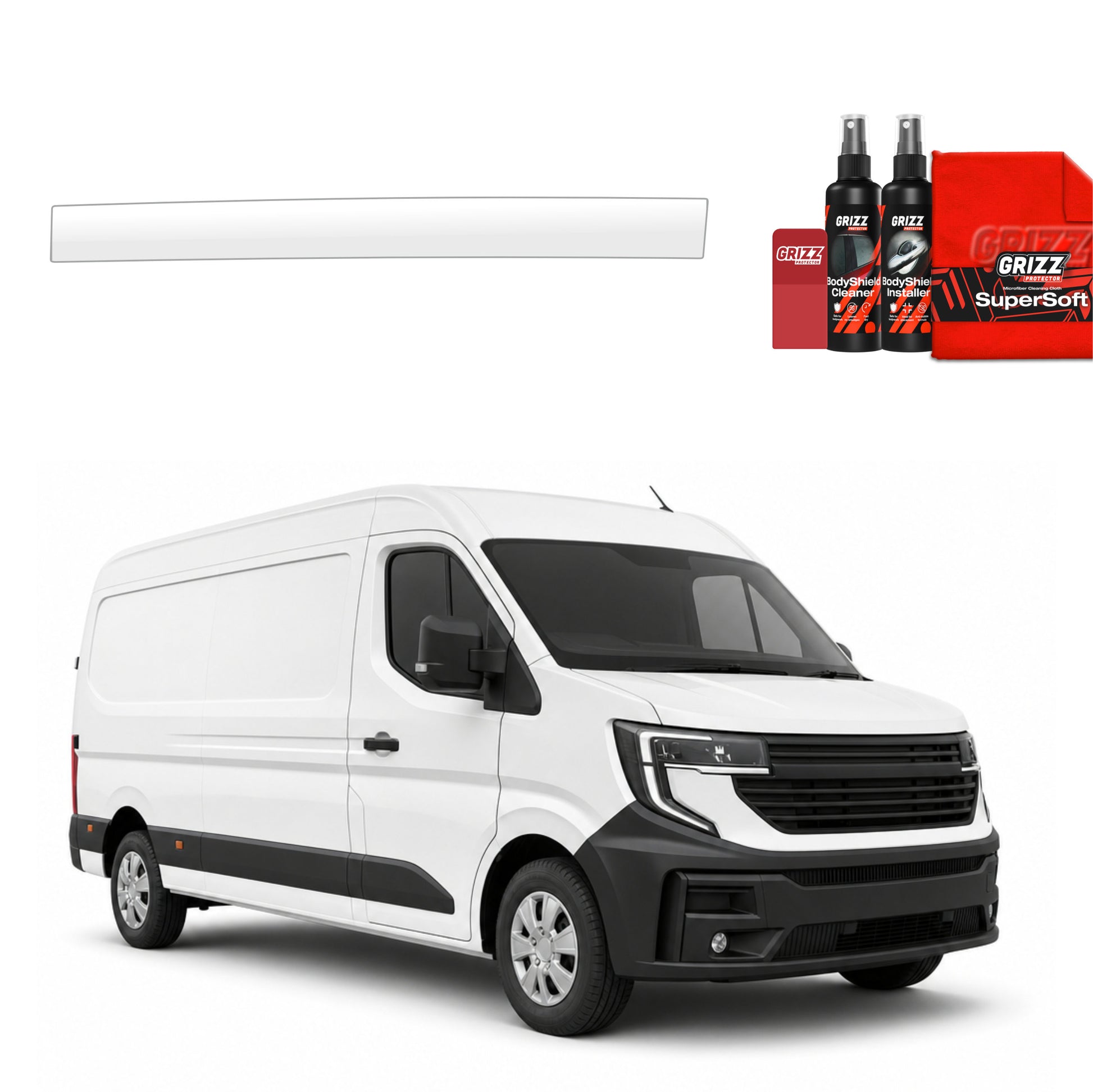 Protective film for exterior car parts – shields against scratches, chips, and scuffs
