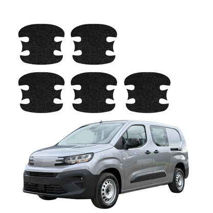 5in1 Black technical coating for door handle recesses - Peugeot Partner (2018-2026)