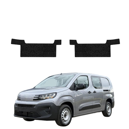 2in1 Black technical coating for front sills - Peugeot Partner (2018-2026)