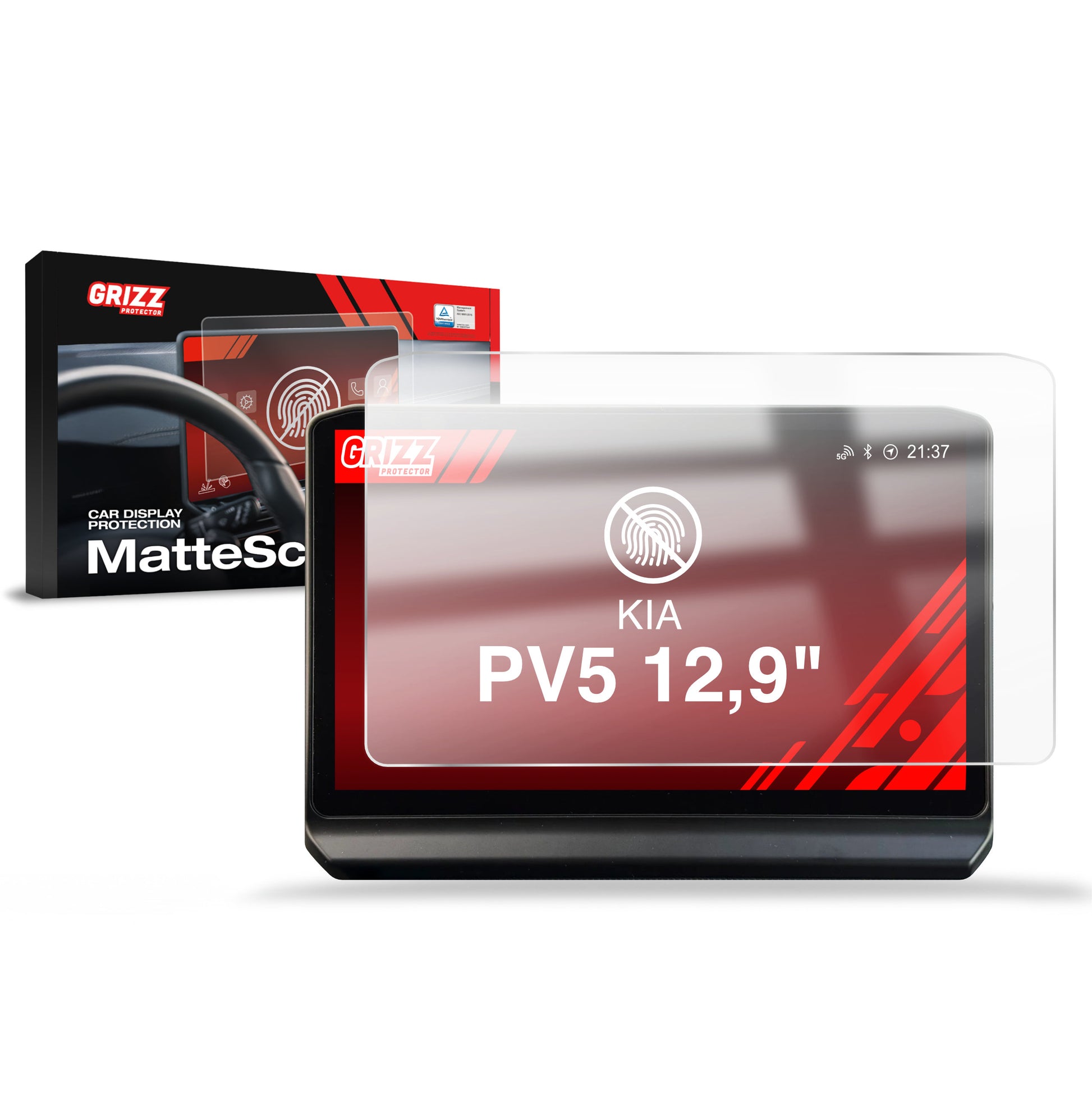 Anti-fingerprint screen protector for car touchscreen