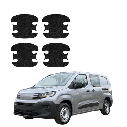 4in1 Black technical coating for door handle recesses - Peugeot Partner (2018-2026)