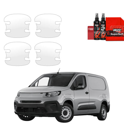 4in1 beschermfolie voor deurgreepranden - Fiat Doblo Cargo (2018-2026)