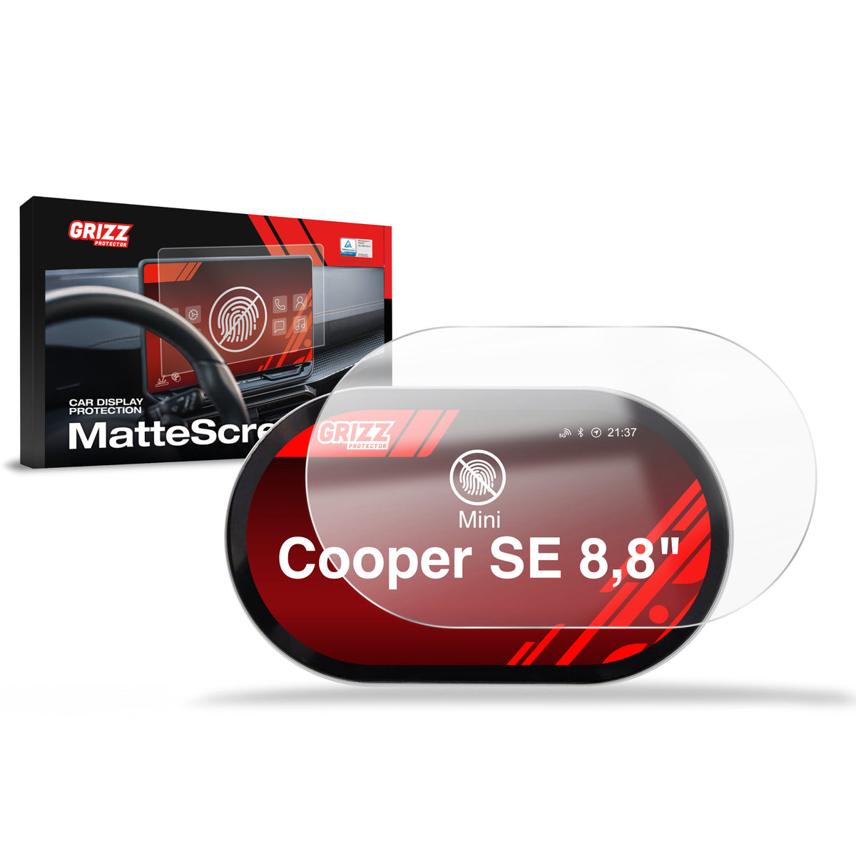 Anti-fingerprint screen protector for car touchscreen