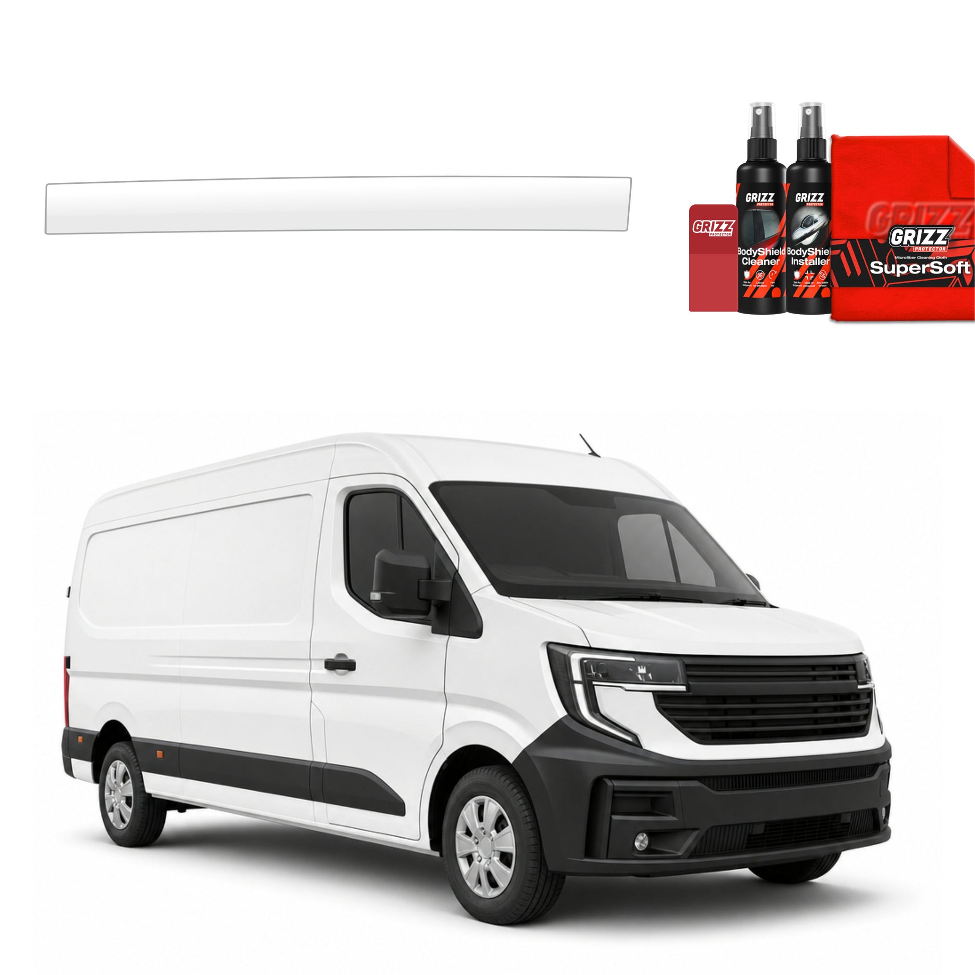Protective film for exterior car parts – shields against scratches, chips, and scuffs