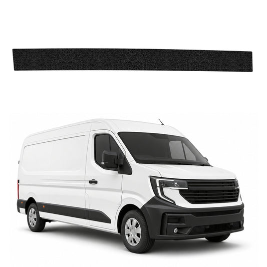 Schwarze technische Beschichtung für Schwelle der linken Laderaumtür - Renault Master 4 E-Tech (2024-2026)