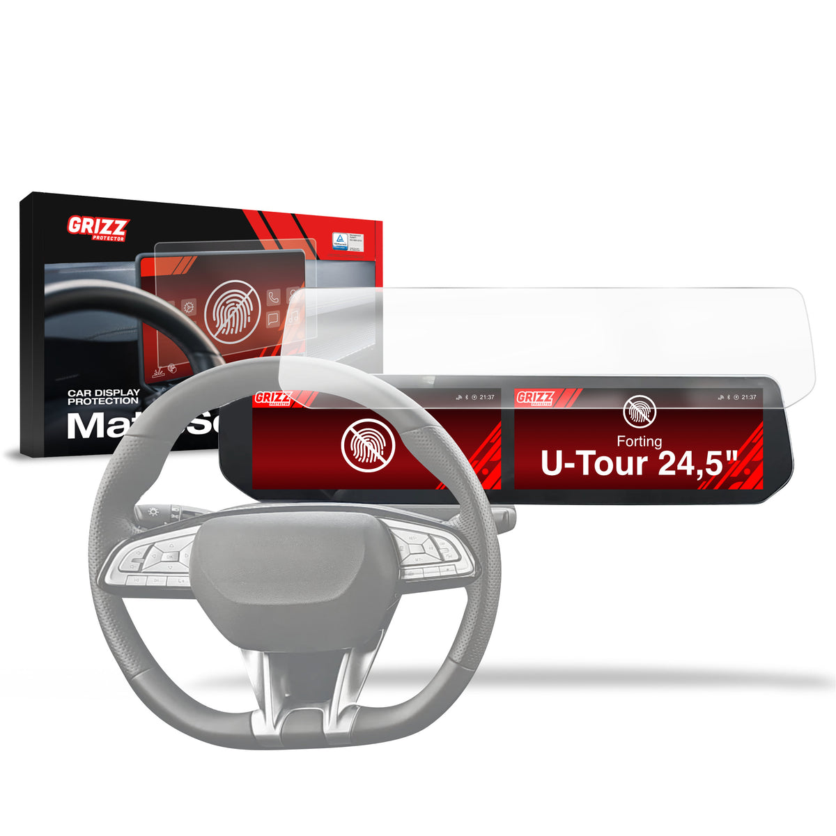 Anti-fingerprint screen protector for car touchscreen