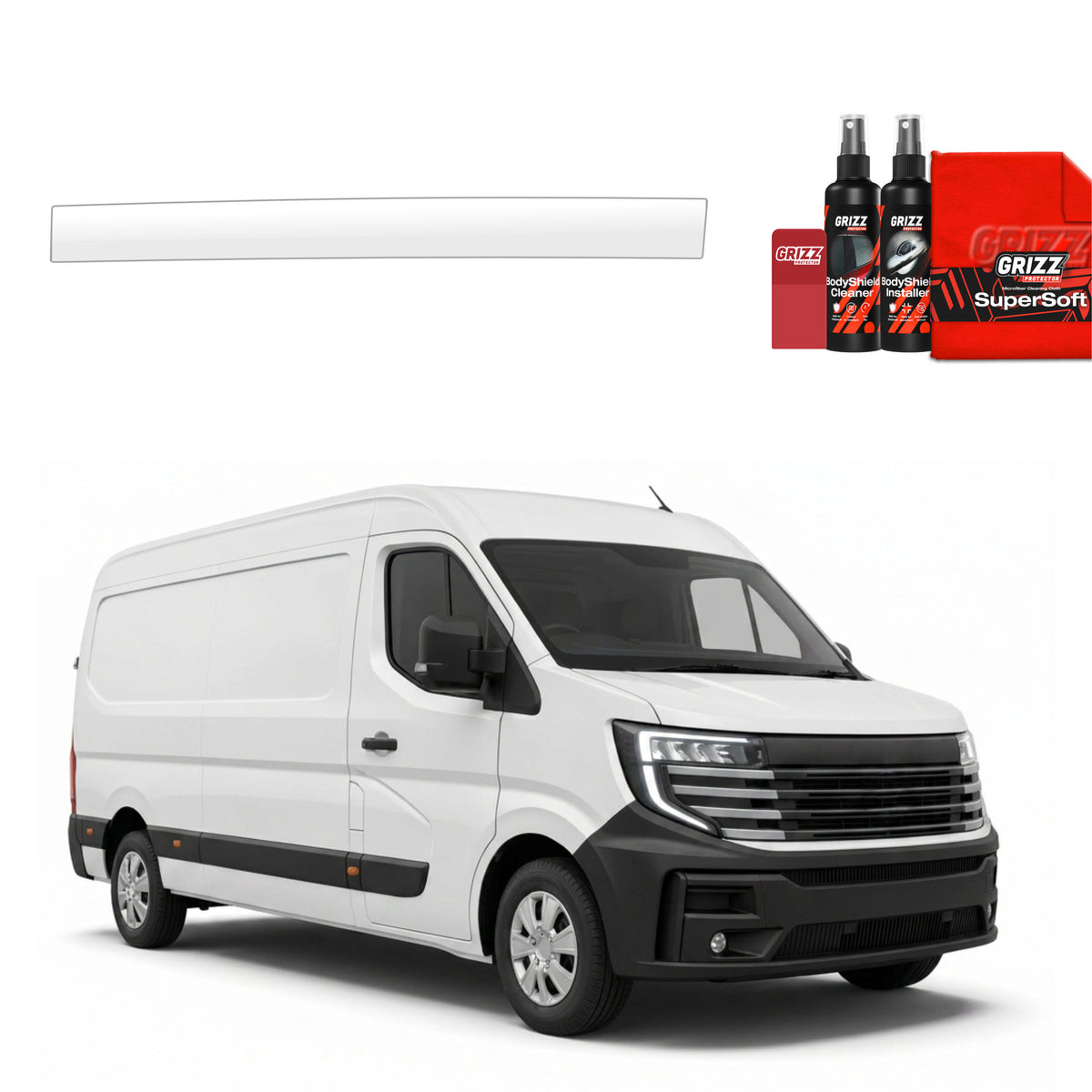 Protective film for exterior car parts – shields against scratches, chips, and scuffs