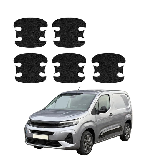 5in1 Black technical coating for door handle recesses - Opel Combo Cargo (2018-2026)