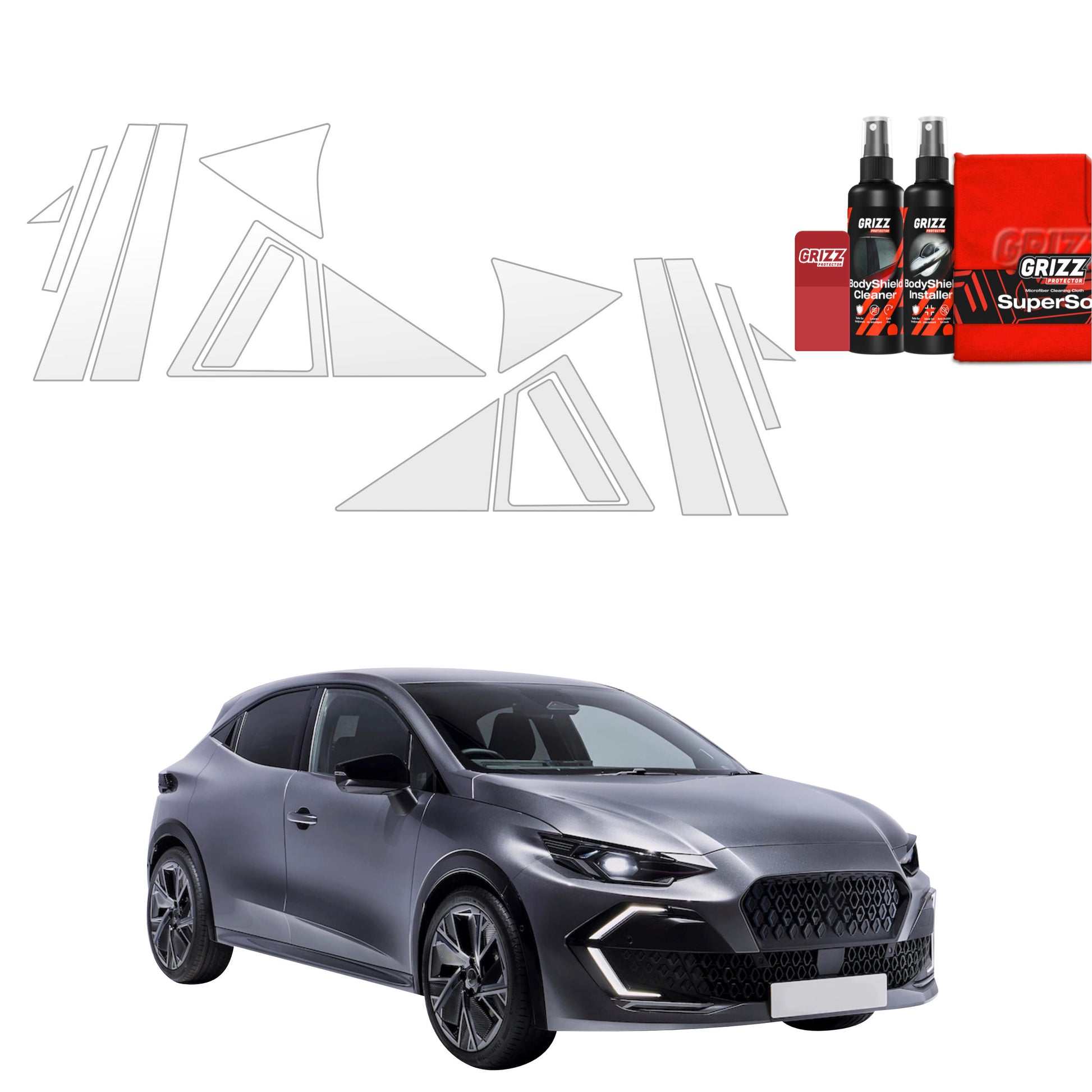 Protective film for exterior car parts – shields against scratches, chips, and scuffs