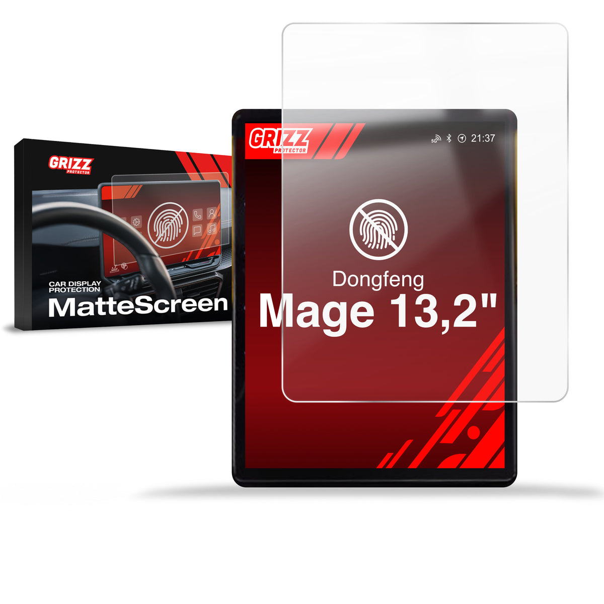 Anti-fingerprint screen protector for car touchscreen