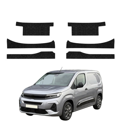 6-in-1 black technical coating for sills - Opel Combo Cargo (2018-2026)
