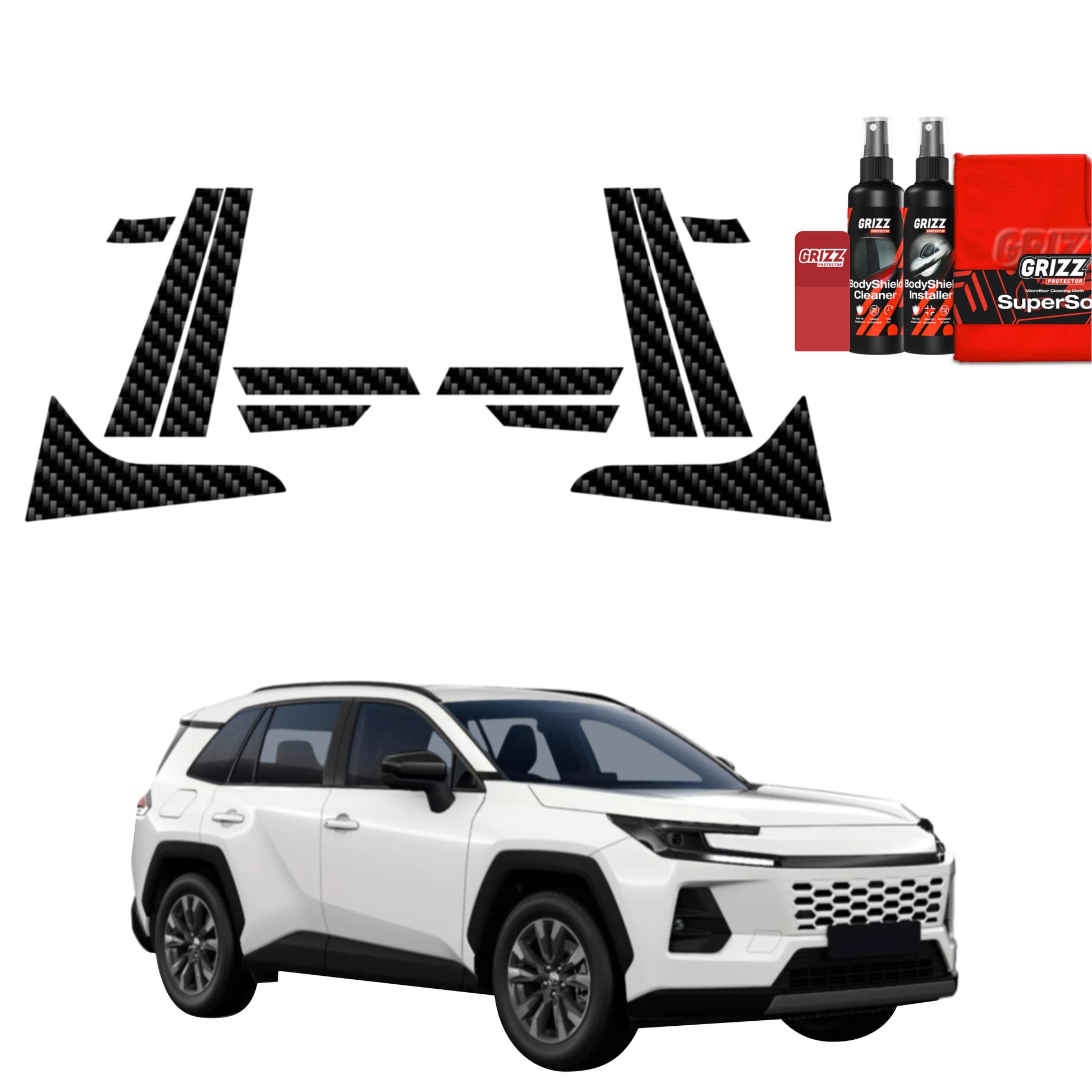 Protective film for exterior car parts – shields against scratches, chips, and scuffs