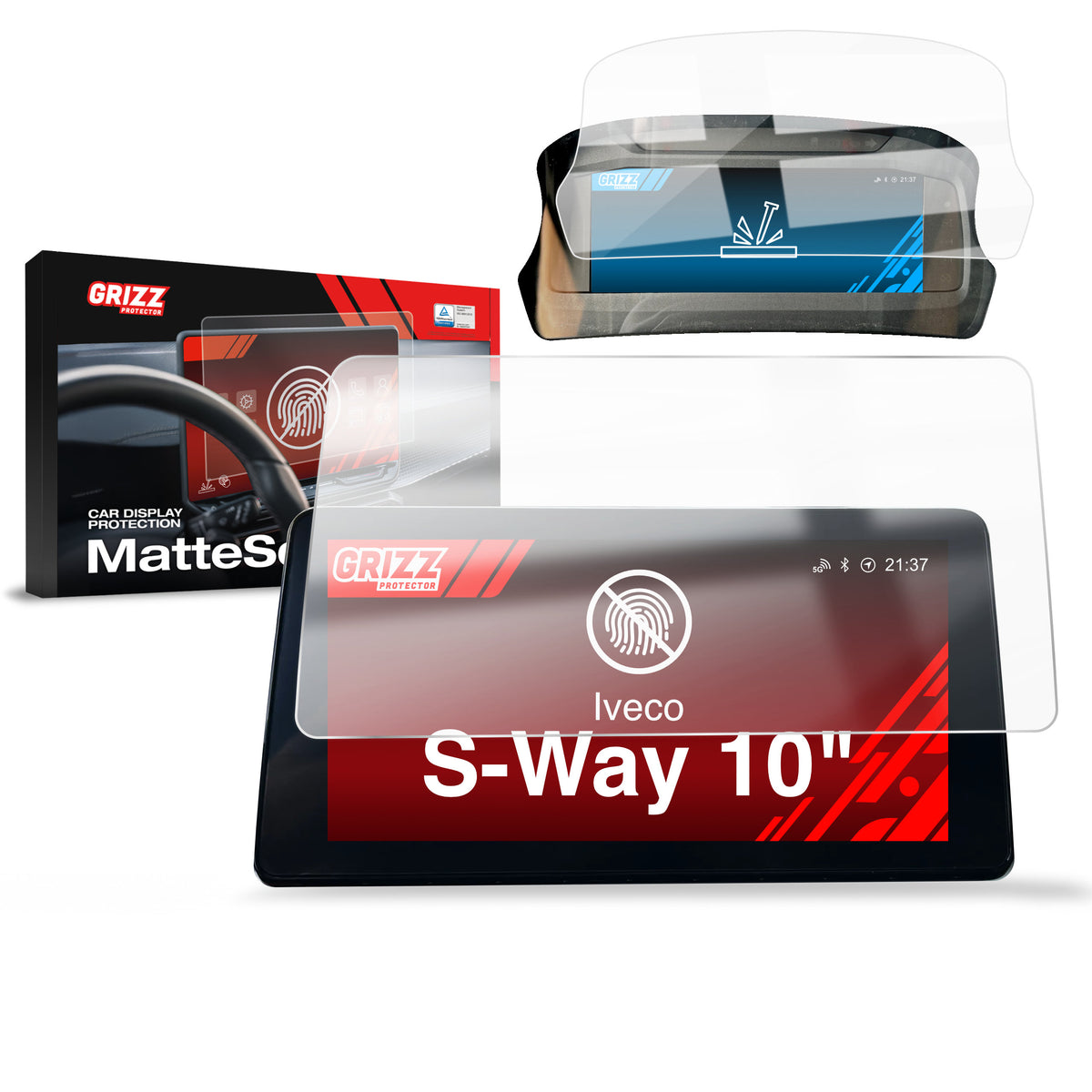 Anti-fingerprint screen protector for car touchscreen