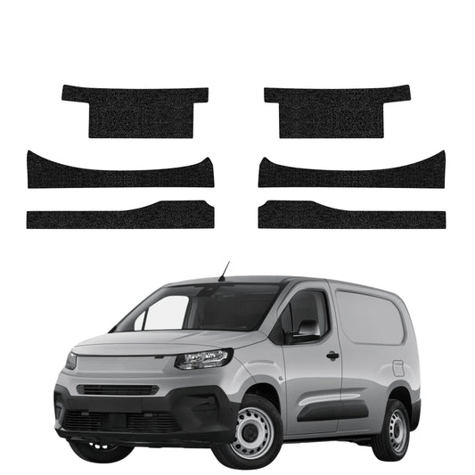 6in1 Schwarze technische Beschichtung für Schweller - Fiat Doblo Cargo (2018-2026)