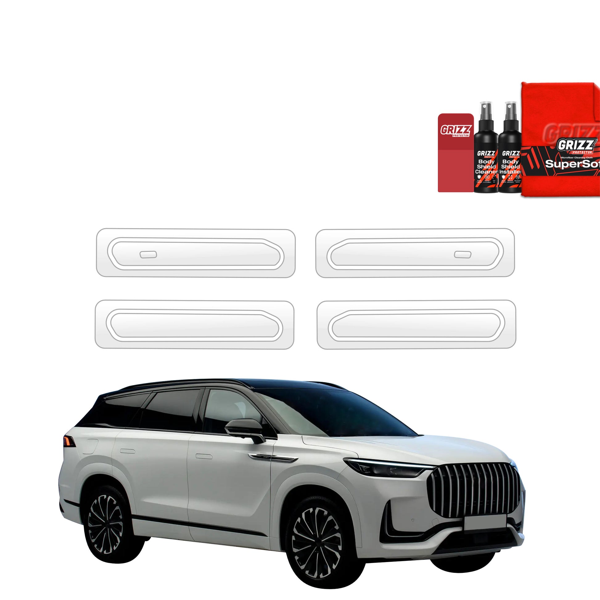 Protective film for exterior car parts – shields against scratches, chips, and scuffs