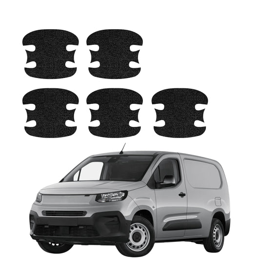 5in1 Black technical coating for door handle recesses - Fiat Doblo Cargo (2018-2026)