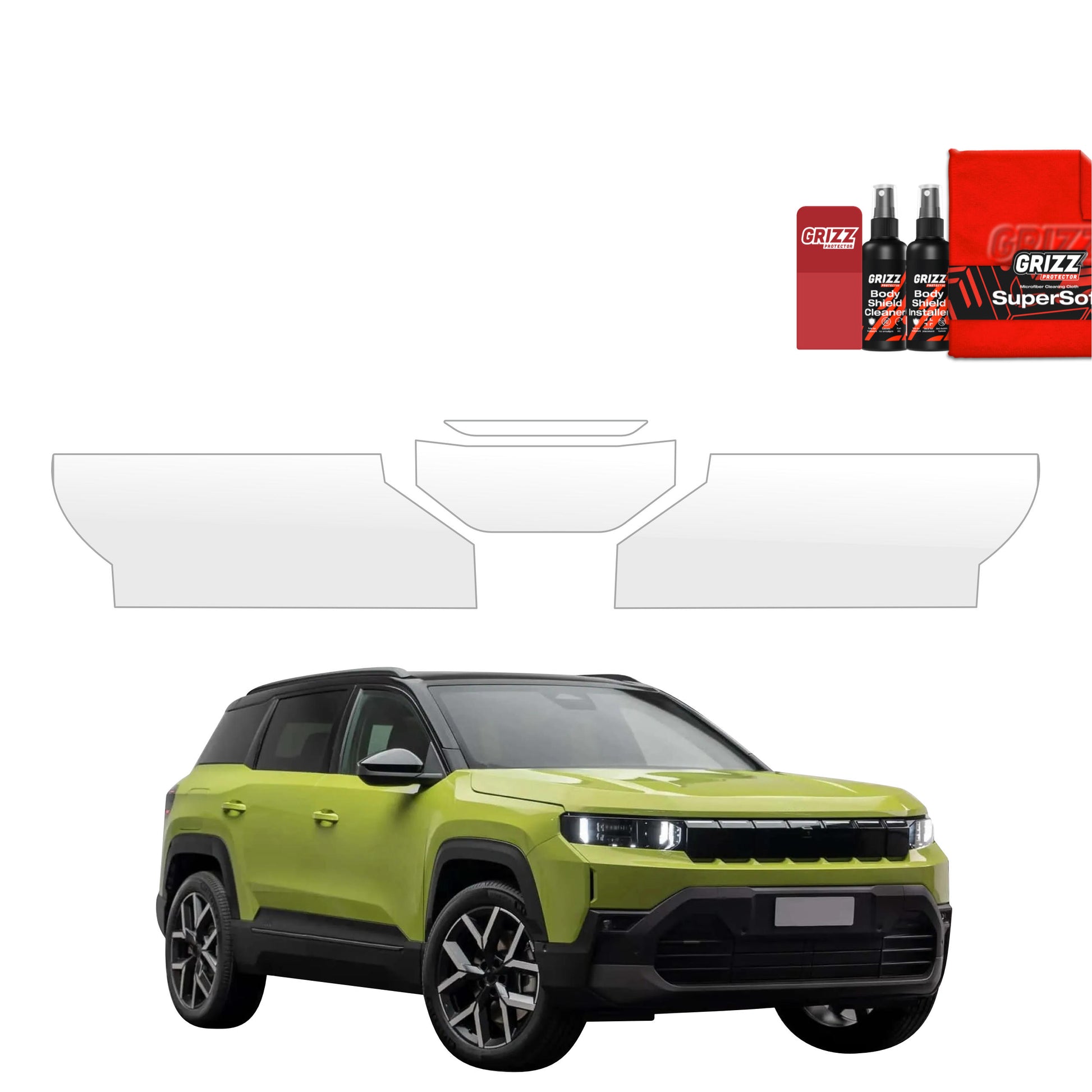 Protective film for exterior car parts – shields against scratches, chips, and scuffs