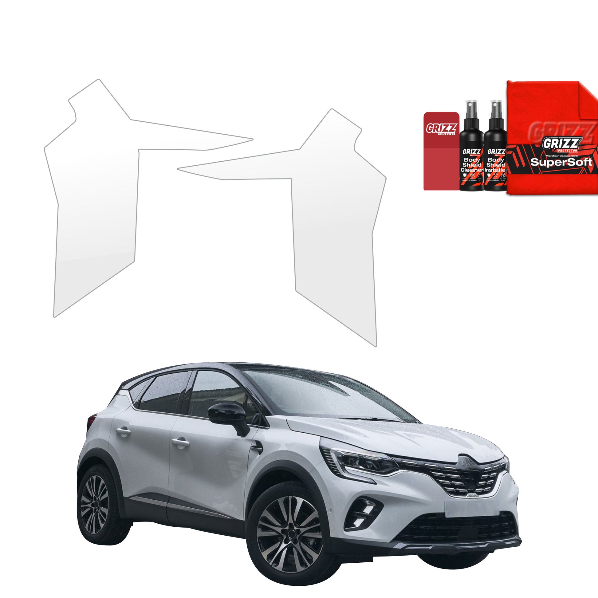 Protective film for exterior car parts – shields against scratches, chips, and scuffs