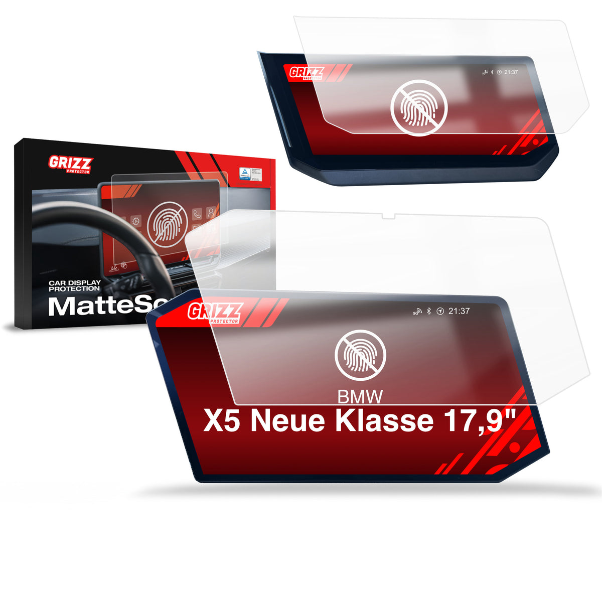 Anti-fingerprint screen protector for car touchscreen