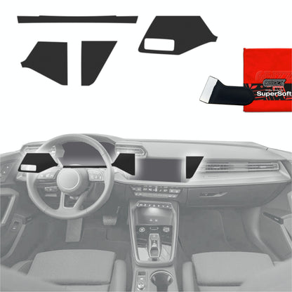 Scratch-resistant film for automotive interior elements