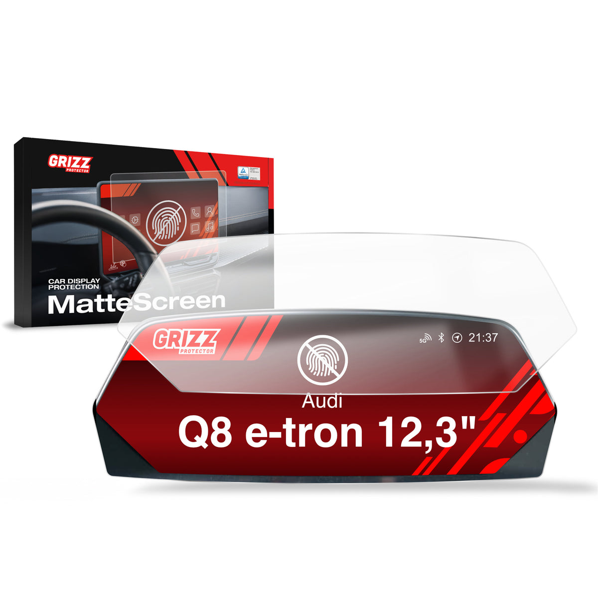 Anti-fingerprint screen protector for car touchscreen