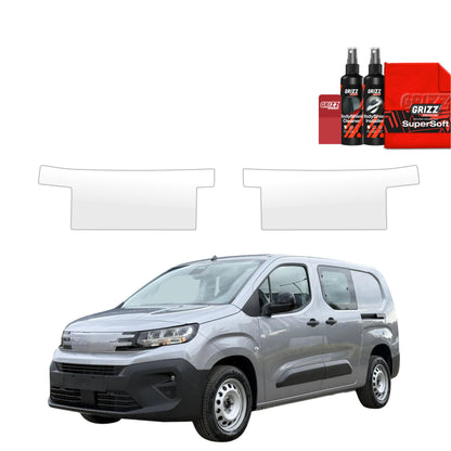 2in1 Schutzfolie für vordere Schweller ohne Aussparung - Peugeot Partner (2018-2026)