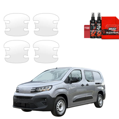 4in1 beschermfolie voor deurgreepranden - Peugeot Partner (2018-2026)