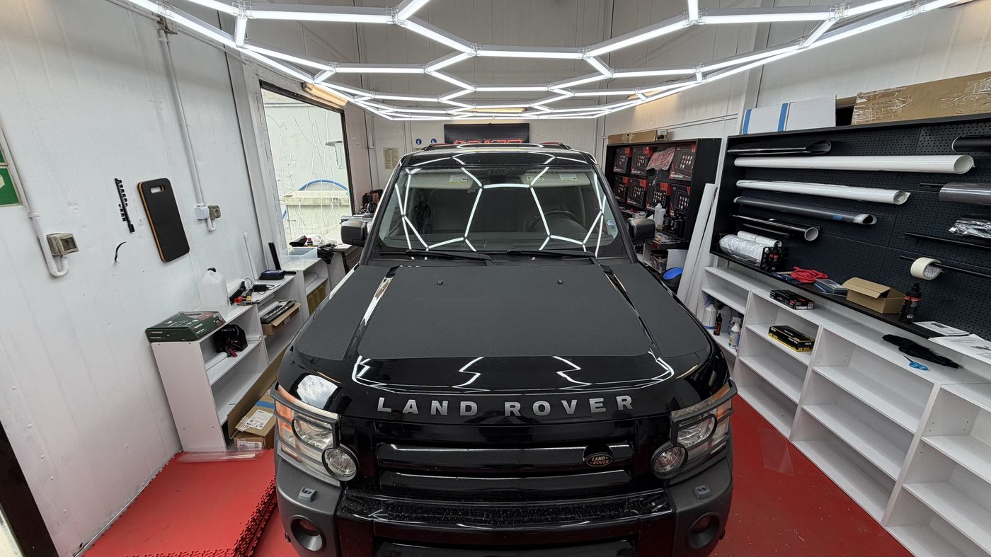 Land Rover in the GRIZZ garage